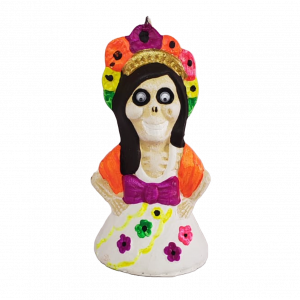 Vela día de muertos busto catrina