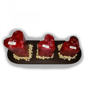 Juego de Velas de corazón