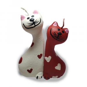 Vela Pareja de gatos