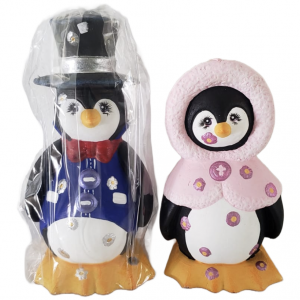 Pingüinos elegantes jumbo huecos