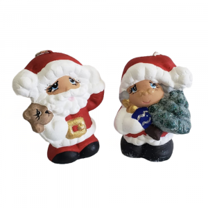Vela papá y mamá Noel