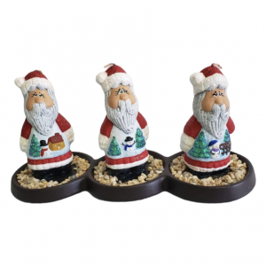 Juego de velas Santa con paisaje