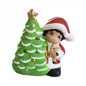 Vela pino ilusión navideño