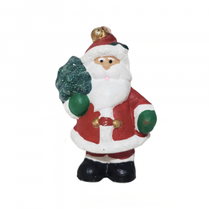 Santa con pino navideño