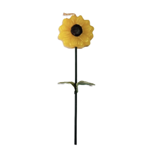 Vela de girasol con tallo