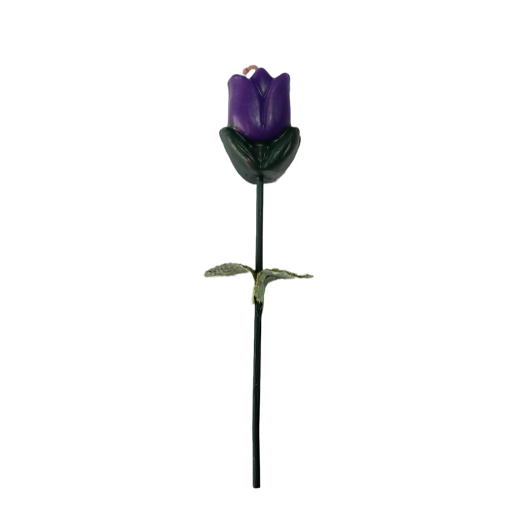 Vela tulipán abierto con tallo - Imagen 2